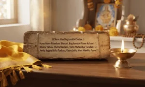 Maa Baglamukhi Chalisa in Hindi written in Devanagari
