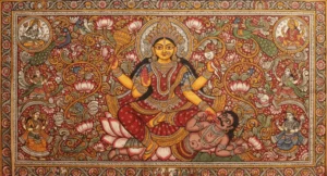 Painting of Maa Baglamukhi Mata