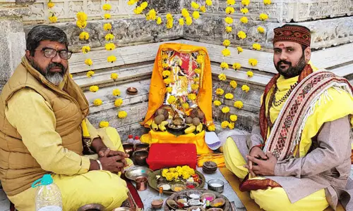 baglamukhi puja ceremony